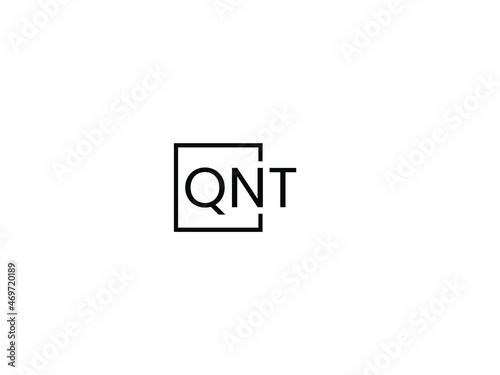 QNT letter initial logo design vector illustration