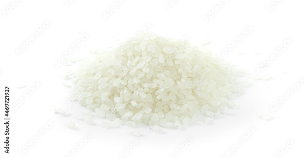 rice grains isolated on white background rice grains isolated on white background