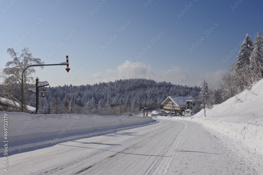 Obraz premium 北海道の旭岳の風景