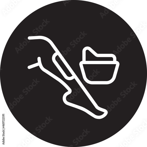 waxing glyph icon