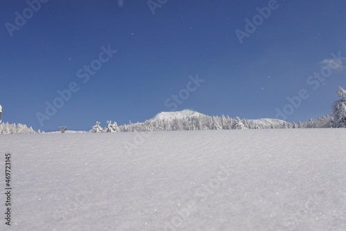 北海道の旭岳の風景