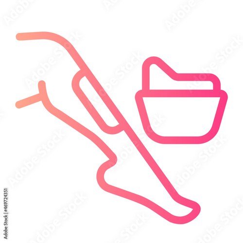waxing gradient icon