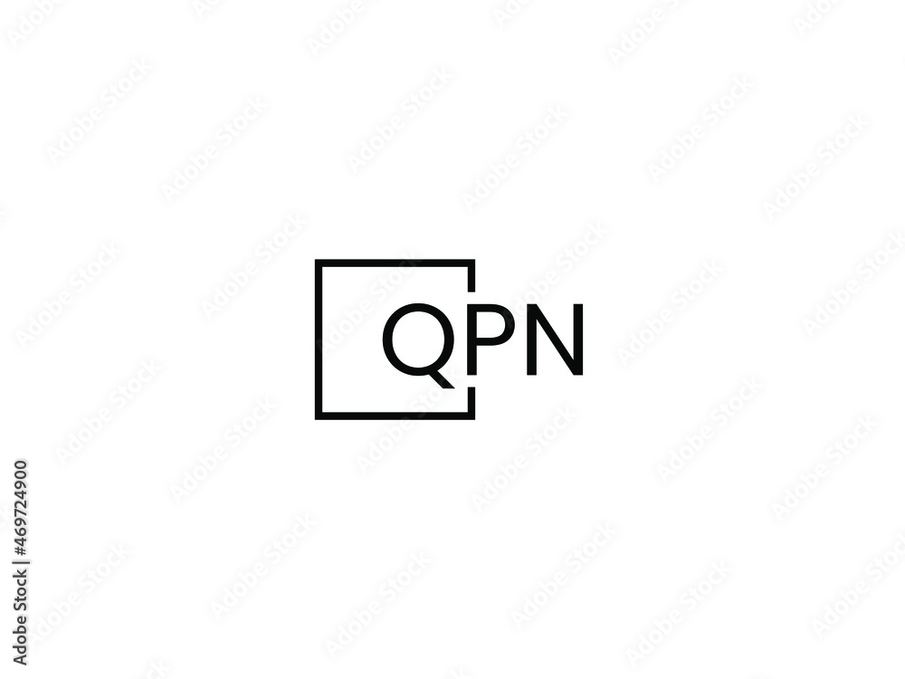 QPN letter initial logo design vector illustration QPN letter initial logo design vector illustration