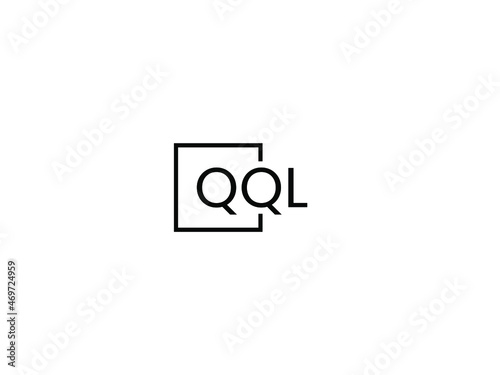 QQL letter initial logo design vector illustration