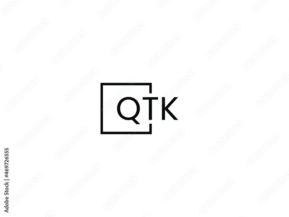 QTK letter initial logo design vector illustration QTK letter initial logo design vector illustration