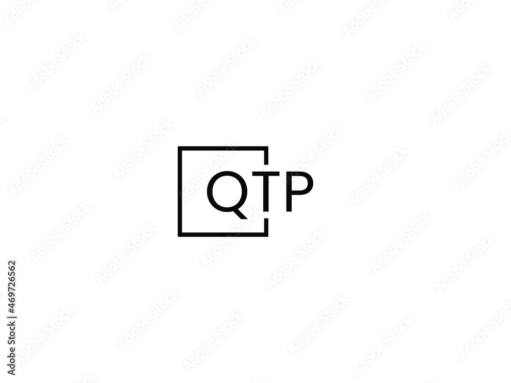 QTP letter initial logo design vector illustration QTP letter initial logo design vector illustration