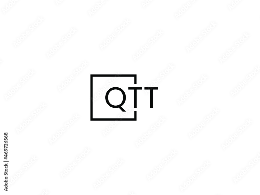 QTT letter initial logo design vector illustration QTT letter initial logo design vector illustration