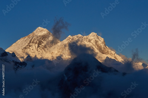 Gokyo Ri - view to Mt. Everest, Khumbu Valley, Nepal