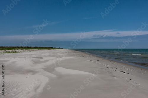 Natural beach on the Baltic coast 