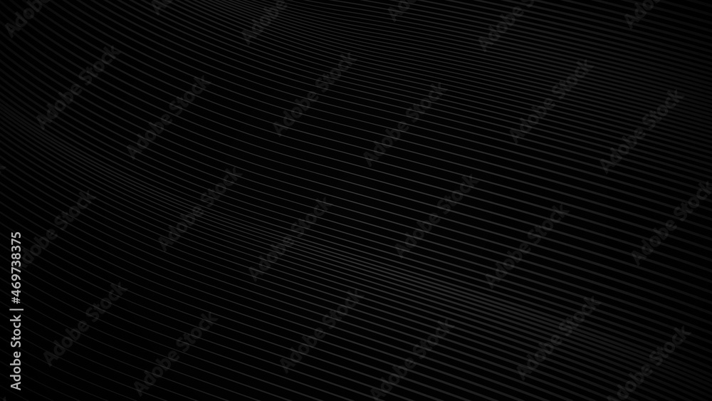 Fototapeta premium Black background with line curve design. Vector illustration. Eps10