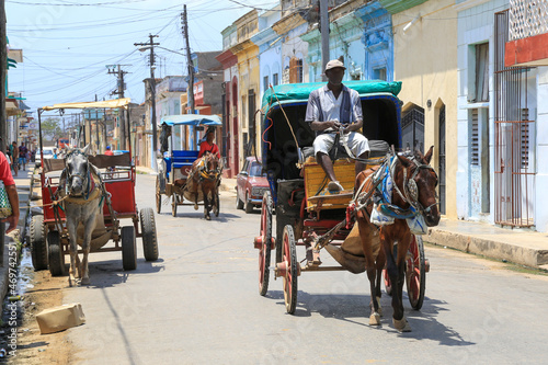 Pferde-Kutsche auf Kuba (Karibik