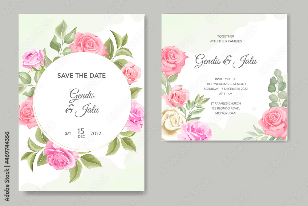 floral wedding invitation floral wedding invitation