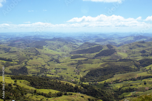 Natural landscape in the city of Santa Bárbara do Tugúrio, State of Minas Gerais, Brazil
