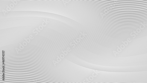 Gray background with line curve design. Vector illustration. Eps10