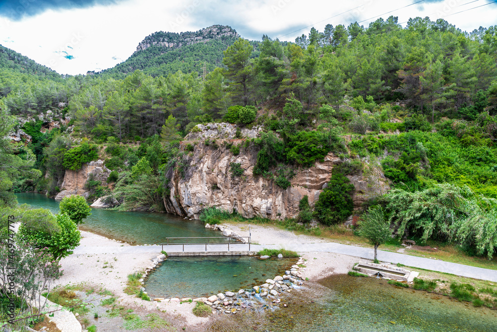 Fuente de los Baños in Montanejos, Spain.
