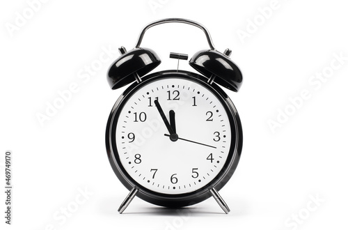 Black alarm clock