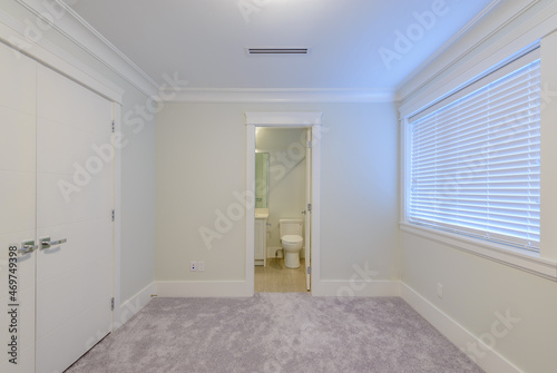 Empty room in a modern house