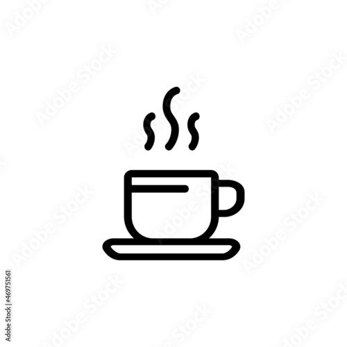 coffee vector icon. food and beverage icon outline style. perfect use for icon  logo  illustration  website  and more. icon design line style