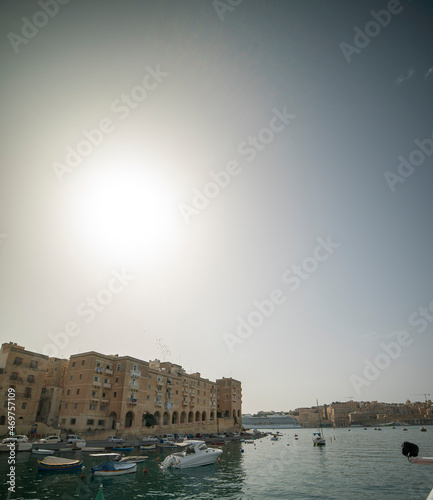 The port in Malta