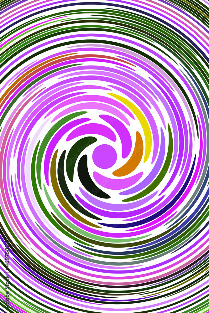 Fototapeta premium Retro spiral swirl background.