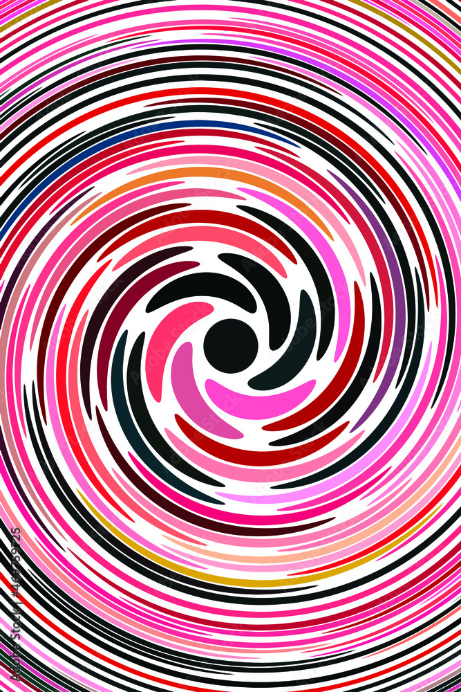 Fototapeta premium Retro spiral swirl background.