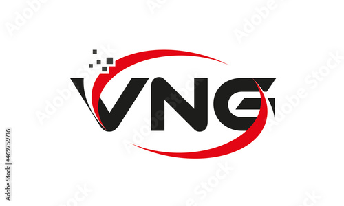 dots or points letter VNG technology logo designs concept vector Template Element photo