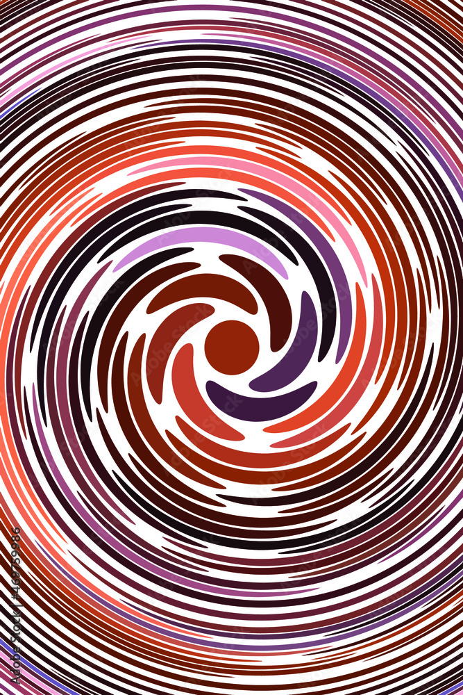 Retro spiral swirl background.