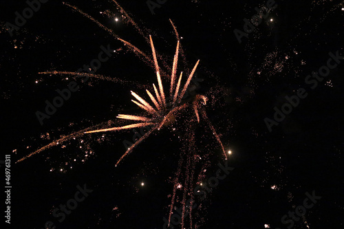 Feuerwerk am Nachthimmel