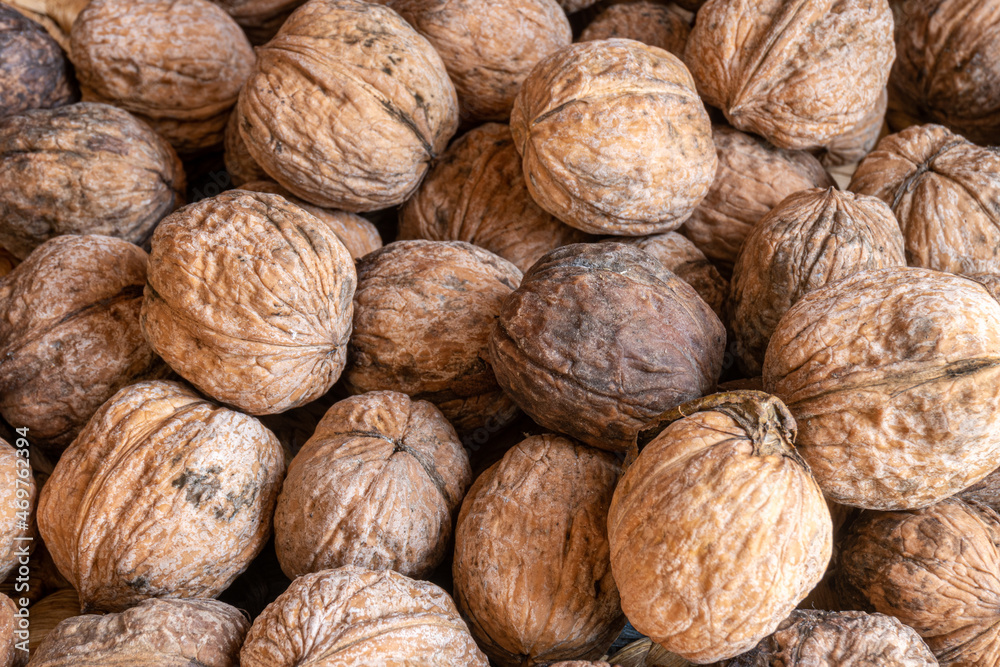 background of walnuts background of walnuts