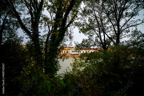 The view of the Rio Áldige in Verona Italy