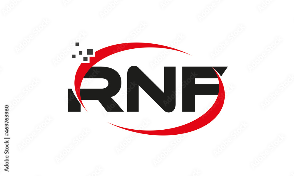 dots or points letter RNF technology logo designs concept vector Template Element dots or points letter RNF technology logo designs concept vector Template Element