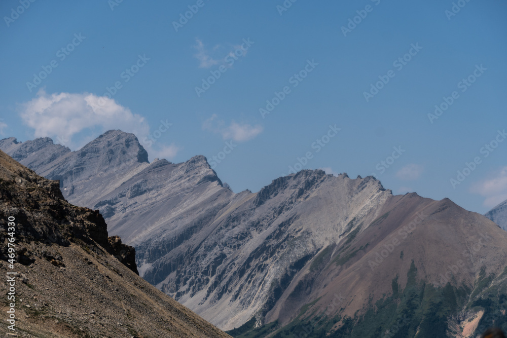 Mountain Views of Cairn Pass Trail Jasper National Park