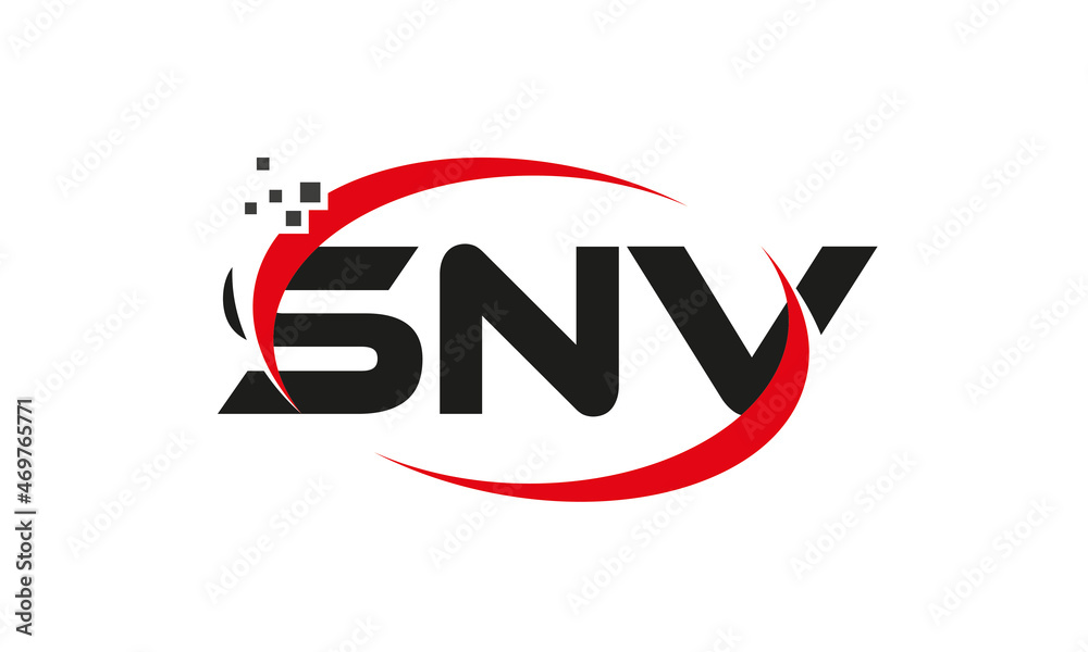dots or points letter SNV technology logo designs concept vector Template Element dots or points letter SNV technology logo designs concept vector Template Element