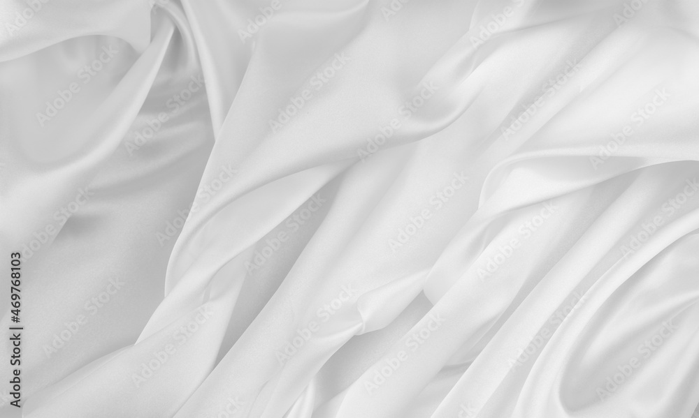 White silk fabric lines White silk fabric lines