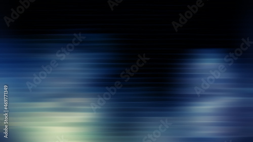 Abstract blurred background, horizontal light lines on a dark bl
