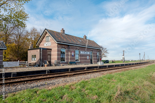 Wallpaper Mural Station Twisk (1887) op de lijn Hoorn-Medemblik, Noord-Holland Province, The Netherlands Torontodigital.ca