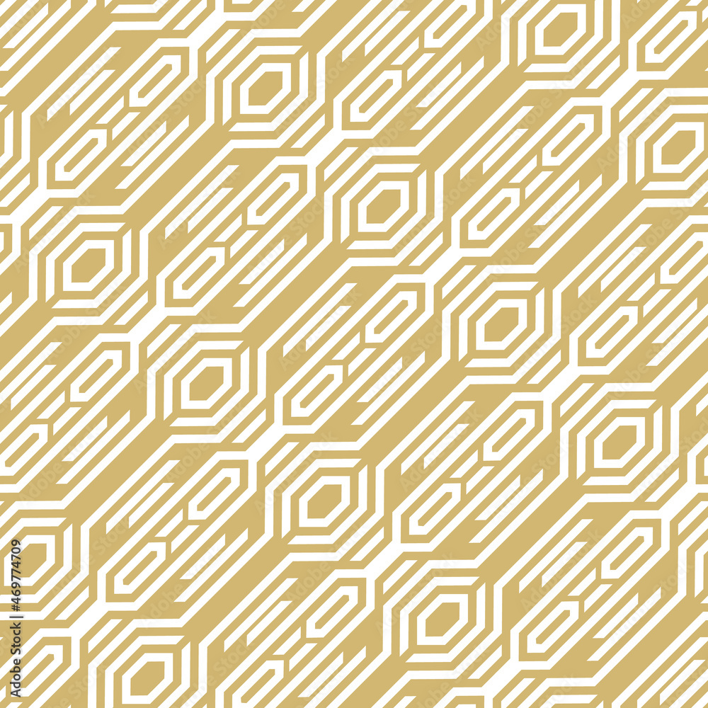 Abstract seamless pattern in Art Deco style.