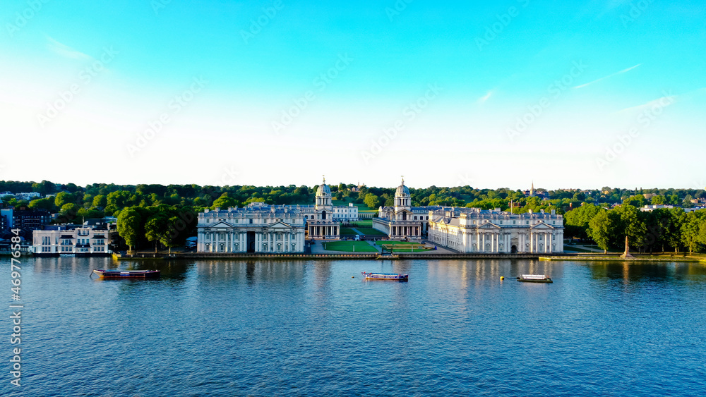 Greenwich University View River Thames London