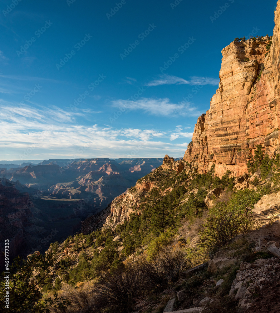 Scenic view on the Grand Canyon from South Kaibab Trail, Arizona