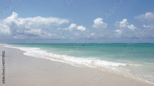 on the beach