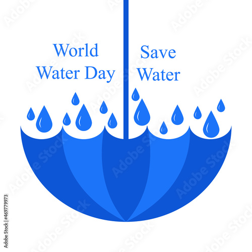 World water day event lets save water design