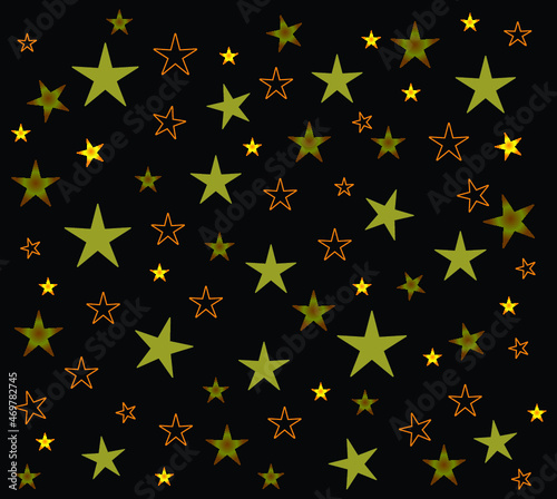 Fond d'étoiles. Illustration vectorielle. Motif. Abstrait. Noël. Papier cadeau.