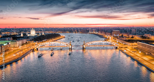 sunset over the river © Александ Кекевич