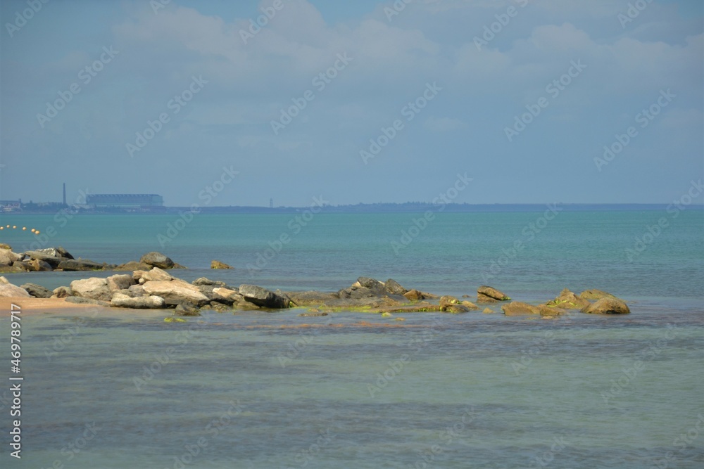 Fototapeta premium boats on the beach