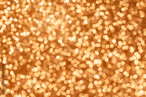 Abstract defocused blurred gold background. Christmas, new year concept
