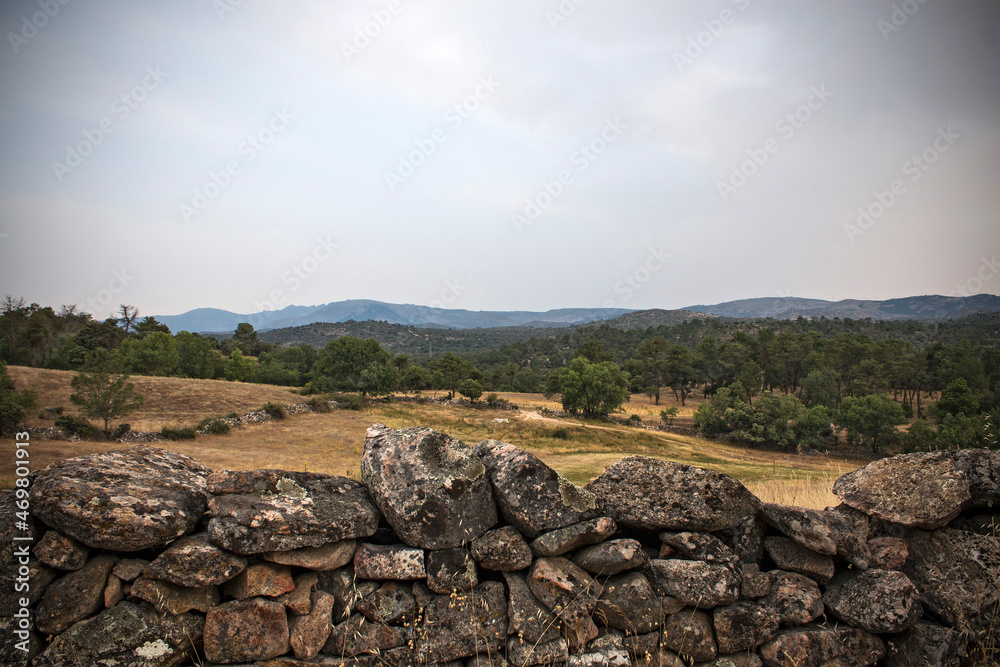 Countryside landscape in summer, Spain