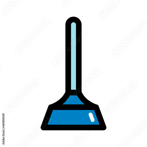 plunger simple color icon