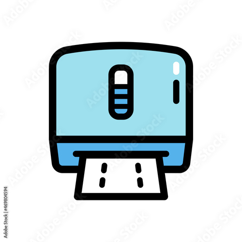 paper towel color icon