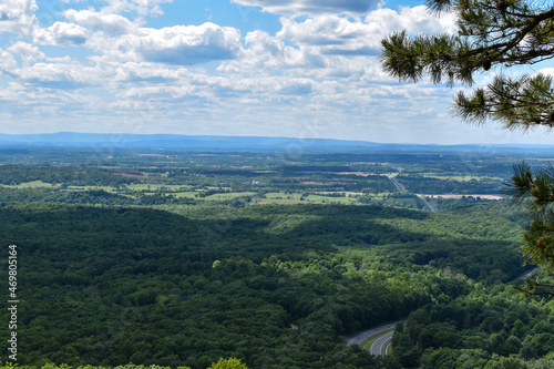 Blue Ridge Mountains scenic overlook landscape