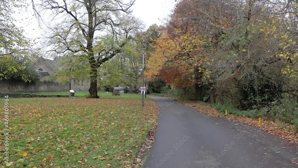 Autumn in Scotland. A slow walk through the park. Cramond Park, Edinburgh Autumn in Scotland. A slow walk through the park. Cramond Park, Edinburgh